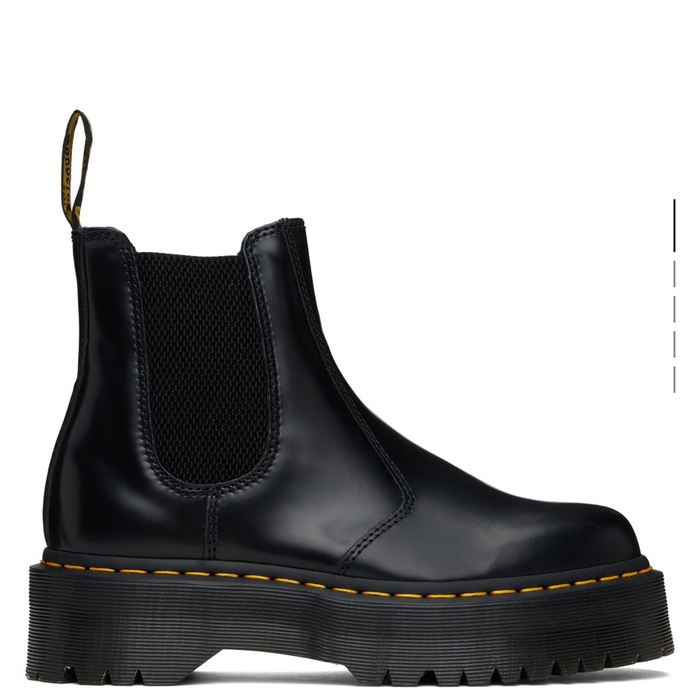 Dr. Martens Smooth Leather Platform Chelsea Boot